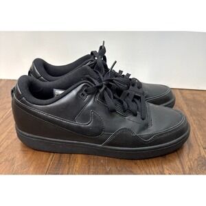 Nike Alphaballer Low 476629 001 Mens 10 Black Lace Up Work Comfort Shoes Sneaker